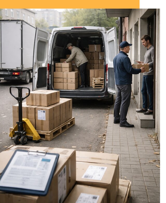 Доставка грузов от двери до двери с таможней от 46773 руб.