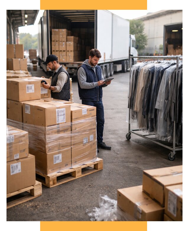 Перевозка и доставка одежды из Китая от 7796 р., СетСервис-Стп