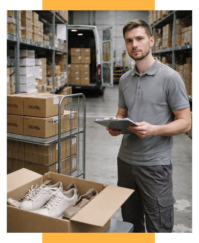 Доставка обуви из Китая и Турции от 4677 р. СетСервис-Стп