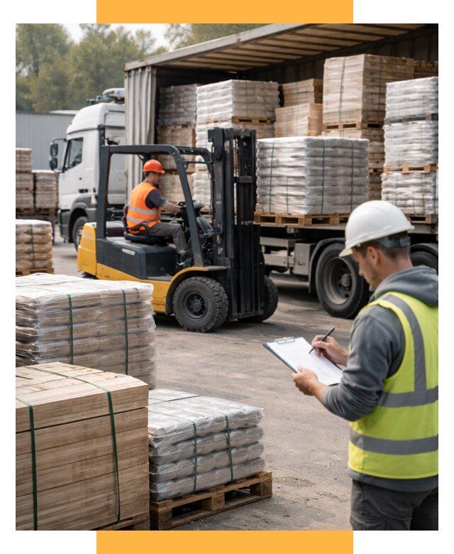 Перевозка строительных материалов от 5717 р. | СетСервис-Стп