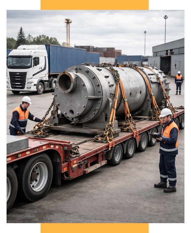 Перевозка тяжеловесных грузов под ключ от 155910 р. | СетСервис-Стп