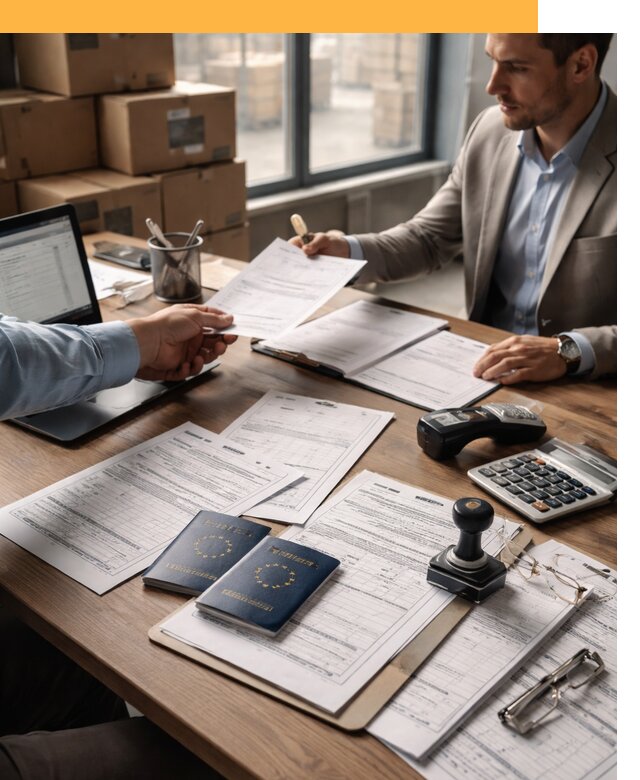 Таможенное оформление грузов из Европы от 8835 руб