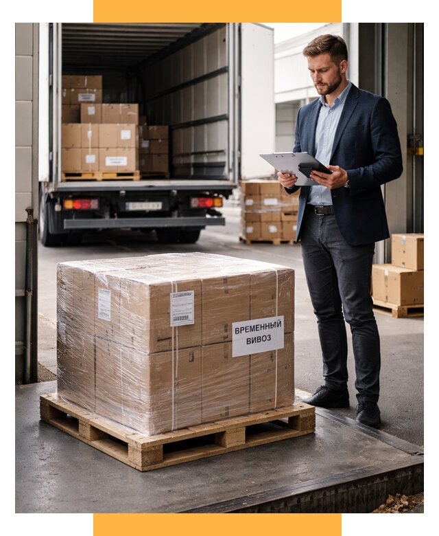 Временный вывоз товаров под ключ от 8315 р. | СетСервис-Стп